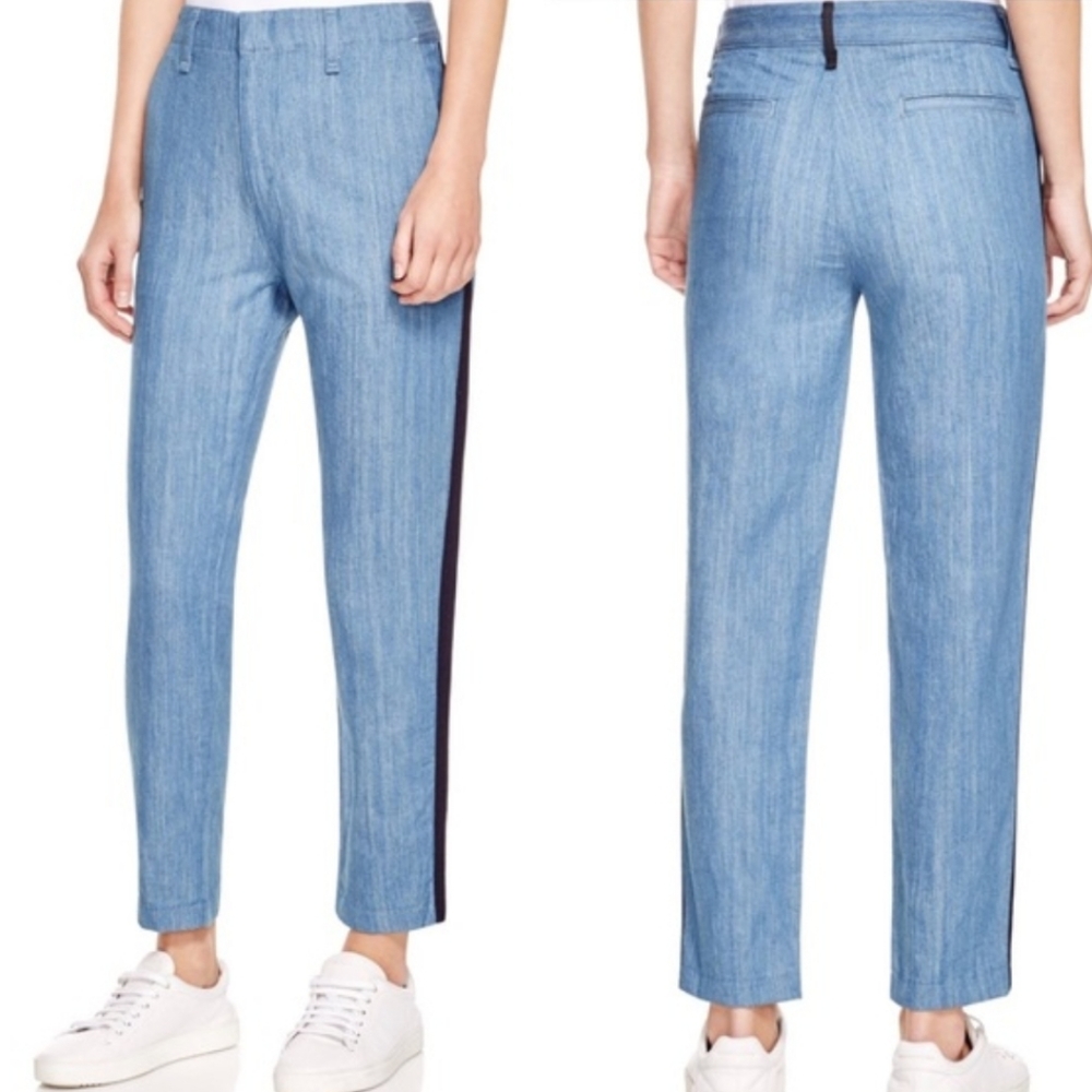 Rag & Bone cotton linen high rise Chino jeans 23